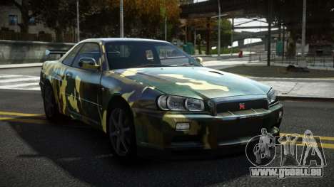 Nissan Skyline R34 Tufusa S7 pour GTA 4