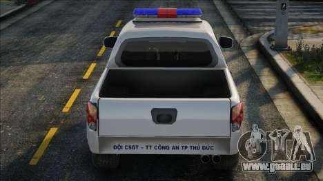 Mitsubishi L200 - Vietnam Traffic Police Pickup für GTA San Andreas