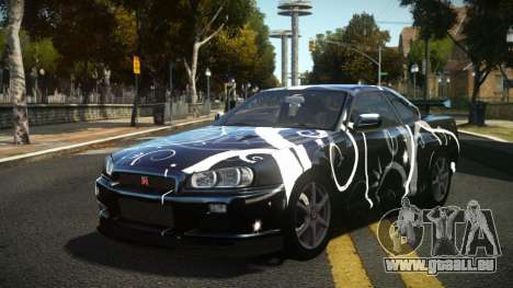 Nissan Skyline R34 Niohashi S3 pour GTA 4