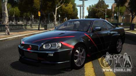 Nissan Skyline R34 Niohashi S9 für GTA 4