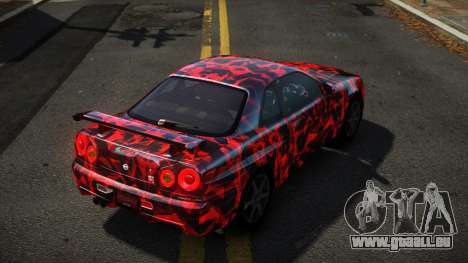 Nissan Skyline R34 Niohashi S6 für GTA 4