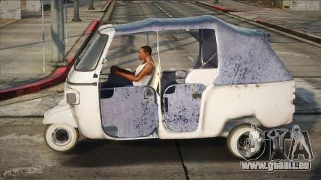 Tuktuk Piaggio Ape Calessino Taxi pour GTA San Andreas