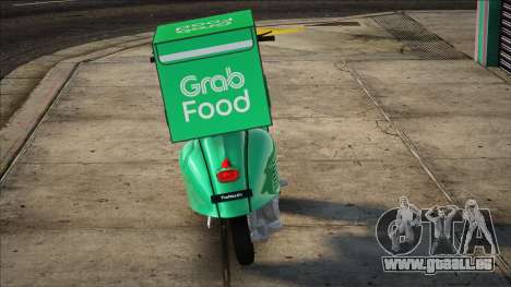 Vespa GrabFood Style pour GTA San Andreas