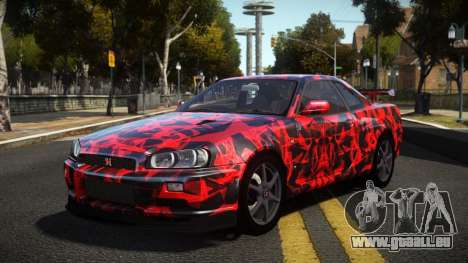 Nissan Skyline R34 Niohashi S6 für GTA 4