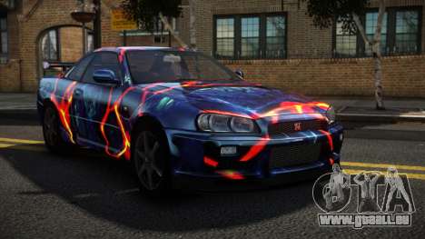 Nissan Skyline R34 Niohashi S10 für GTA 4