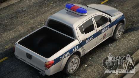 Mitsubishi L200 - Vietnam Traffic Police Pickup für GTA San Andreas