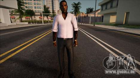 Jizzy en chemise blanche pour GTA San Andreas