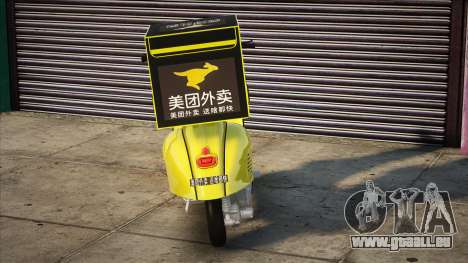 Meituan Vespa für GTA San Andreas