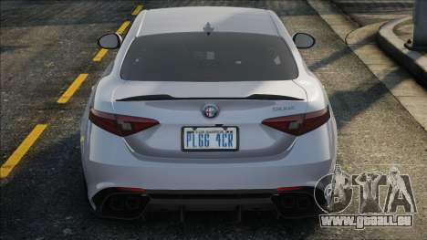 2017 Alfa Romeo Giulia Quadrifoglio Civil pour GTA San Andreas