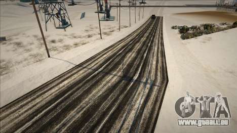 Des routes d’hiver de haute qualité pour GTA San Andreas