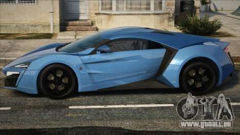 W Motors Lykan Hypersport (SA light) für GTA San Andreas