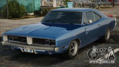 Dodge Charger RT 1970 Blue für GTA San Andreas