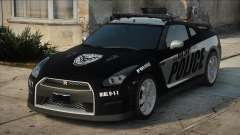 2012 Nissan GT-R R35 Black Edition Police pour GTA San Andreas