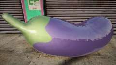 Eggplant Emoji Motorcycle für GTA San Andreas