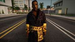 Gizzy dans un peignoir Versace pour GTA San Andreas