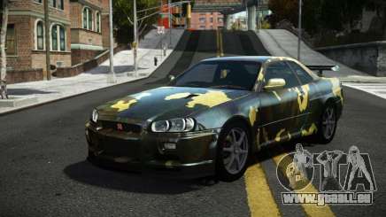 Nissan Skyline R34 Tufusa S7 pour GTA 4