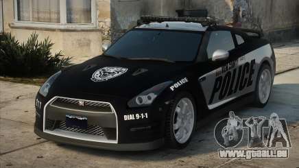 2012 Nissan GT-R R35 Black Edition Police pour GTA San Andreas