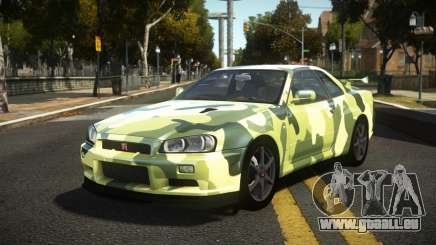 Nissan Skyline R34 Niohashi S2 pour GTA 4