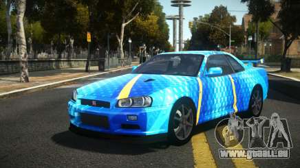 Nissan Skyline R34 Niohashi S7 pour GTA 4