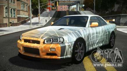 Nissan Skyline R34 Tufusa S5 pour GTA 4