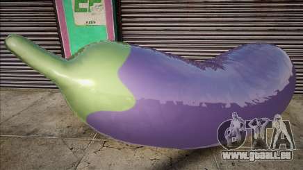 Eggplant Emoji Motorcycle pour GTA San Andreas