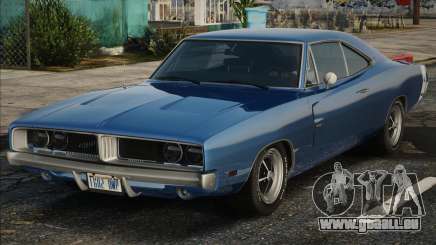 Dodge Charger RT 1970 Blue pour GTA San Andreas