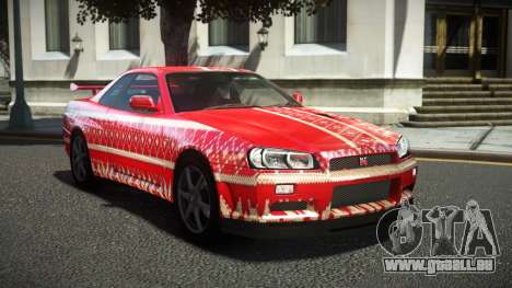 Nissan Skyline R34 Ralokshi S11 pour GTA 4