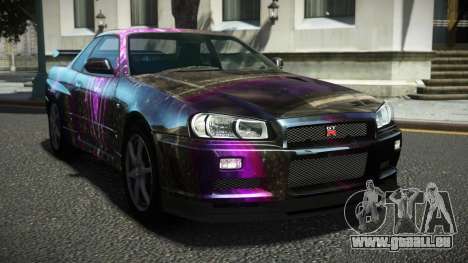 Nissan Skyline R34 Ralokshi S1 pour GTA 4