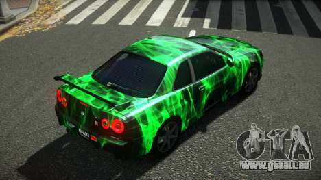 Nissan Skyline R34 Ralokshi S2 pour GTA 4