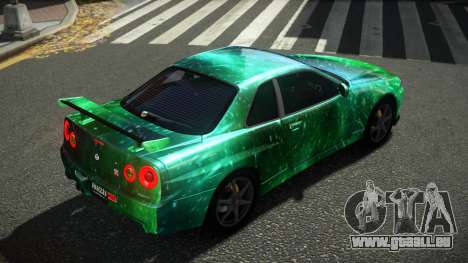 Nissan Skyline R34 Ralokshi S3 pour GTA 4