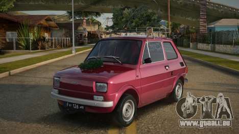 Fiat 126 Bambino Christmas Edition pour GTA San Andreas