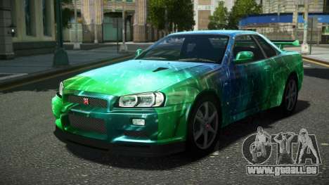 Nissan Skyline R34 Ralokshi S3 pour GTA 4