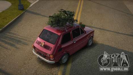 Fiat 126 Bambino Christmas Edition pour GTA San Andreas