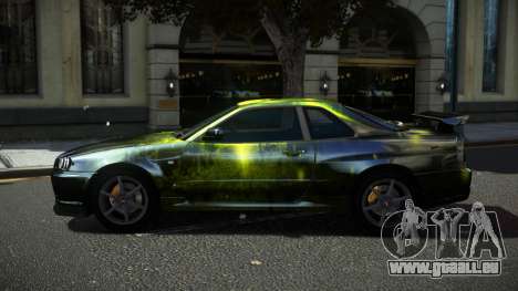 Nissan Skyline R34 Ralokshi S8 pour GTA 4