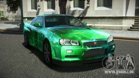 Nissan Skyline R34 Ralokshi S3 pour GTA 4