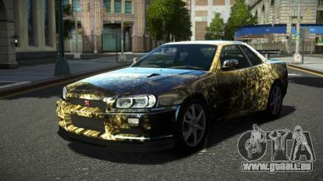 Nissan Skyline R34 Ralokshi S7 pour GTA 4