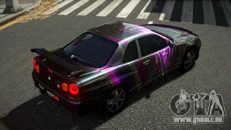 Nissan Skyline R34 Ralokshi S1 pour GTA 4