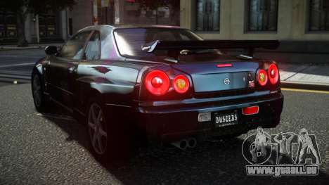 Nissan Skyline R34 Ralokshi S1 pour GTA 4