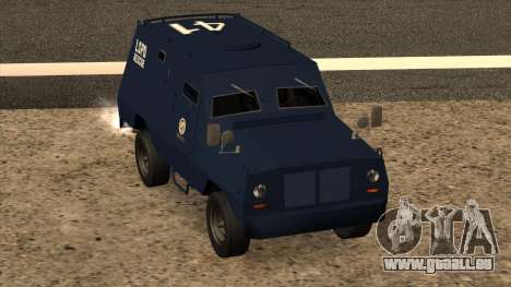 Fbitruck Cadillac Gage Ranger pour GTA San Andreas