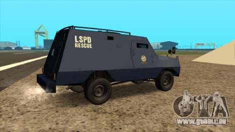 Fbitruck Cadillac Gage Ranger pour GTA San Andreas