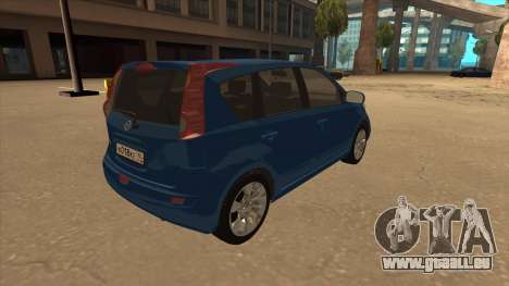 Nissan Note 2009-2012 [HQ] für GTA San Andreas