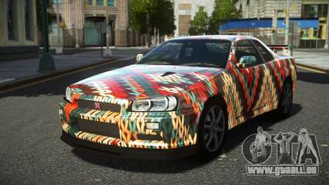 Nissan Skyline R34 Ralokshi S10 pour GTA 4