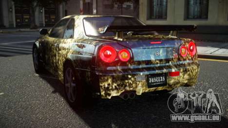 Nissan Skyline R34 Ralokshi S7 pour GTA 4