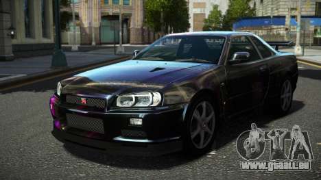 Nissan Skyline R34 Ralokshi S1 pour GTA 4