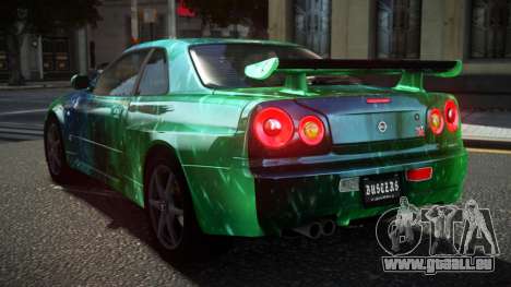 Nissan Skyline R34 Ralokshi S3 pour GTA 4