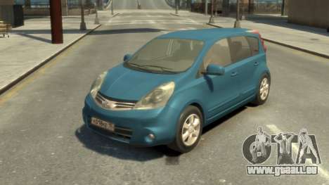 2009 Nissan Note E11 für GTA 4