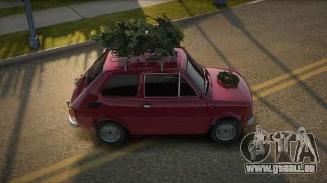 Fiat 126 Bambino Christmas Edition pour GTA San Andreas