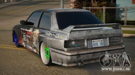 BMW M3 E30 SADMAX pour GTA San Andreas