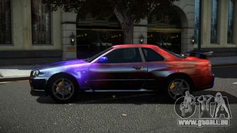 Nissan Skyline R34 Ralokshi S4 pour GTA 4