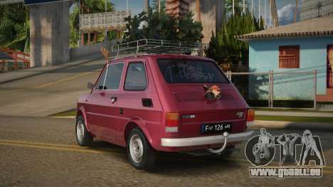 Fiat 126 Bambino Christmas Edition pour GTA San Andreas